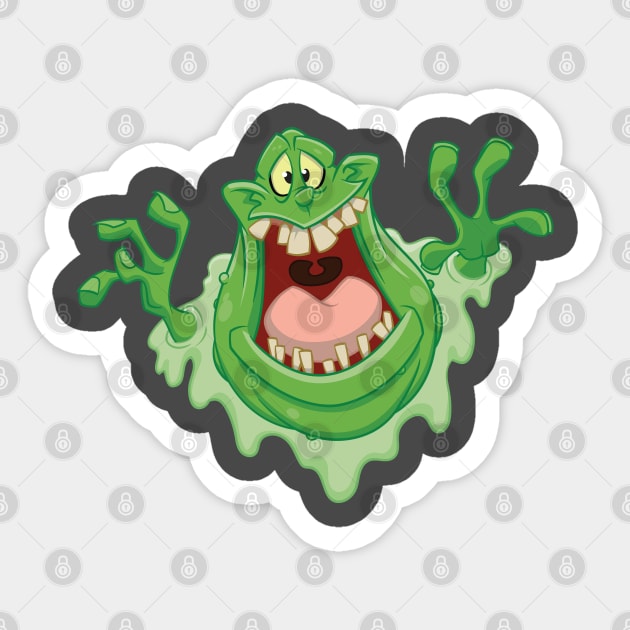 Slime Ghost Sticker by NSaabye